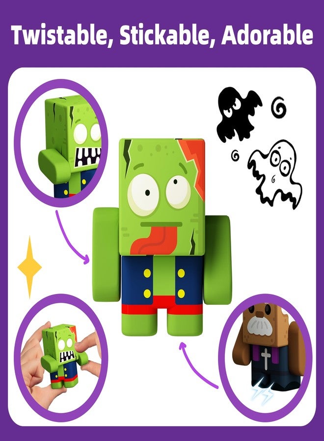 GobiDex 8PCS Magnetic Figures Playset Rotatable Monster & Character Toys for Kids, Toddlers Quiet Sensory Play, Preschool STEM Gift Compatible with Magnet Blocks - Image 3